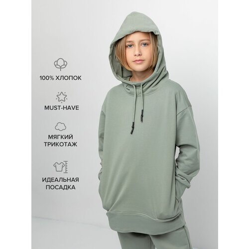 фото Толстовка cubby, размер 164, зеленый