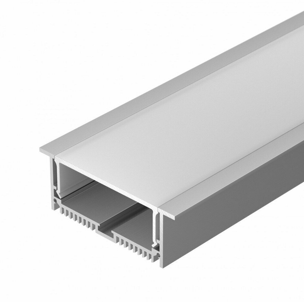 Arlight Профиль с экраном SL-LINIA88-F-2500 ANOD+OPAL (Алюминий) 020471