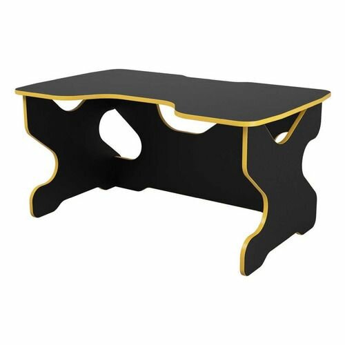 Стол игровой витал-пк Райдер 1500, ЛДСП, черный и желтый