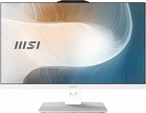 Моноблок MSI Modern AM242TP 12M-214XRU i5-1240P/16GB/512GB SSD/Iris Xe Graphics/FHD/Touch/GBitEth/WiFi/BT/клавиатура/мышь/cam/noOS/белый