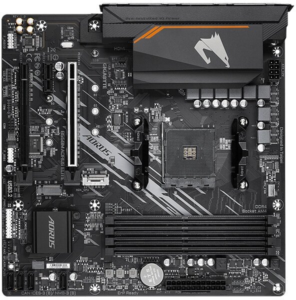 Материнская плата GigaByte B550M Aorus Elite