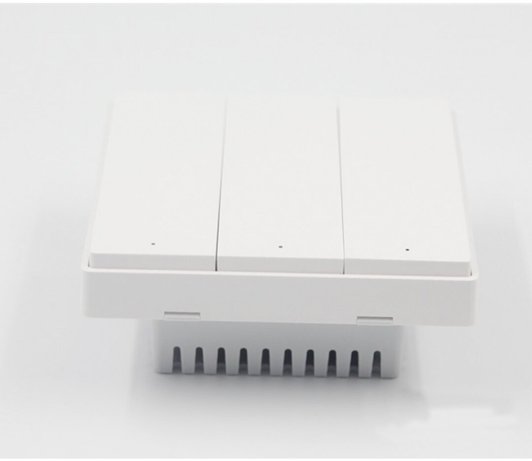 Умный выключатель Xiaomi Aqara Smart Wall Switch D1 (Тройной без нулевой линии) White (QBKG25LM) — фото 1
