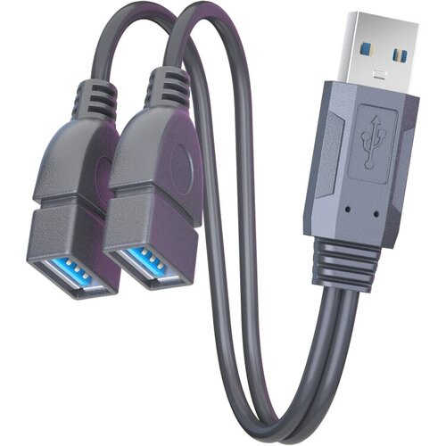 Хаб разветвитель 1 USB на 2 x USB 20 30 см Dream A8 46200₽