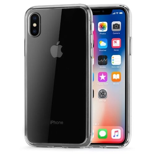 фото Прозрачный силиконовый чехол clearslim для apple iphone xs max ibest