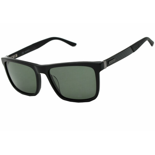Солнцезащитные очки Megapolis 308, черный, зеленый