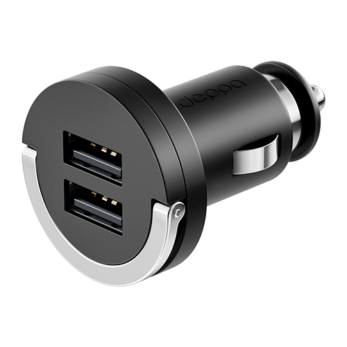 АЗУ 2 USB 2.1А, черный, Ultra, крафт, Deppa 11204-OZ азу 2 usb 2 1а черный ultra deppa 11204