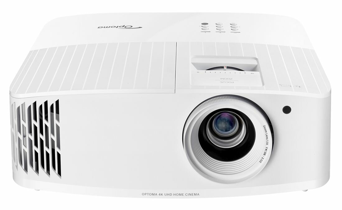 Проектор Optoma UHD35x 3840x2160, 1000000:1, 3600 лм, DLP, 3.98 кг, белый