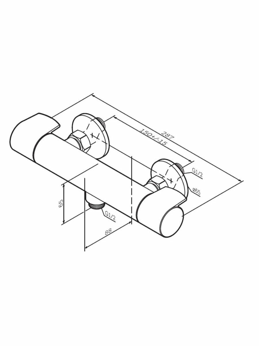 Смеситель для душа Am.Pm X-Joy F85A40000 - фото №3