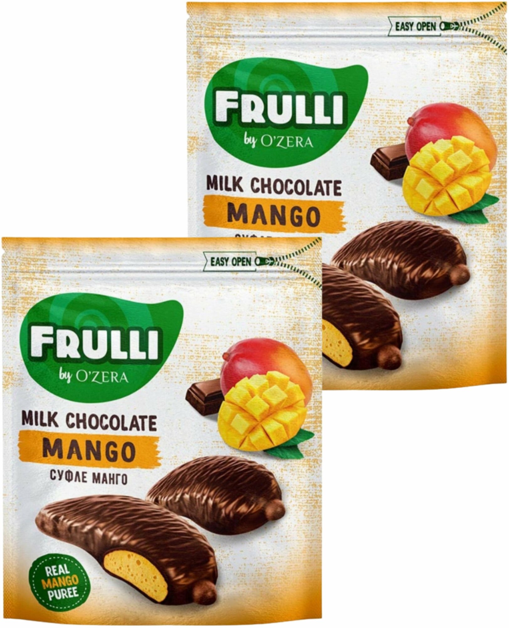 Конфеты "OZera" Frulli суфле манго в шоколаде, 125 г