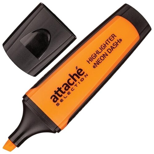 Текстовыделитель Attache Selection Neon Dash оранжевый (толщина линии 1-5 мм)