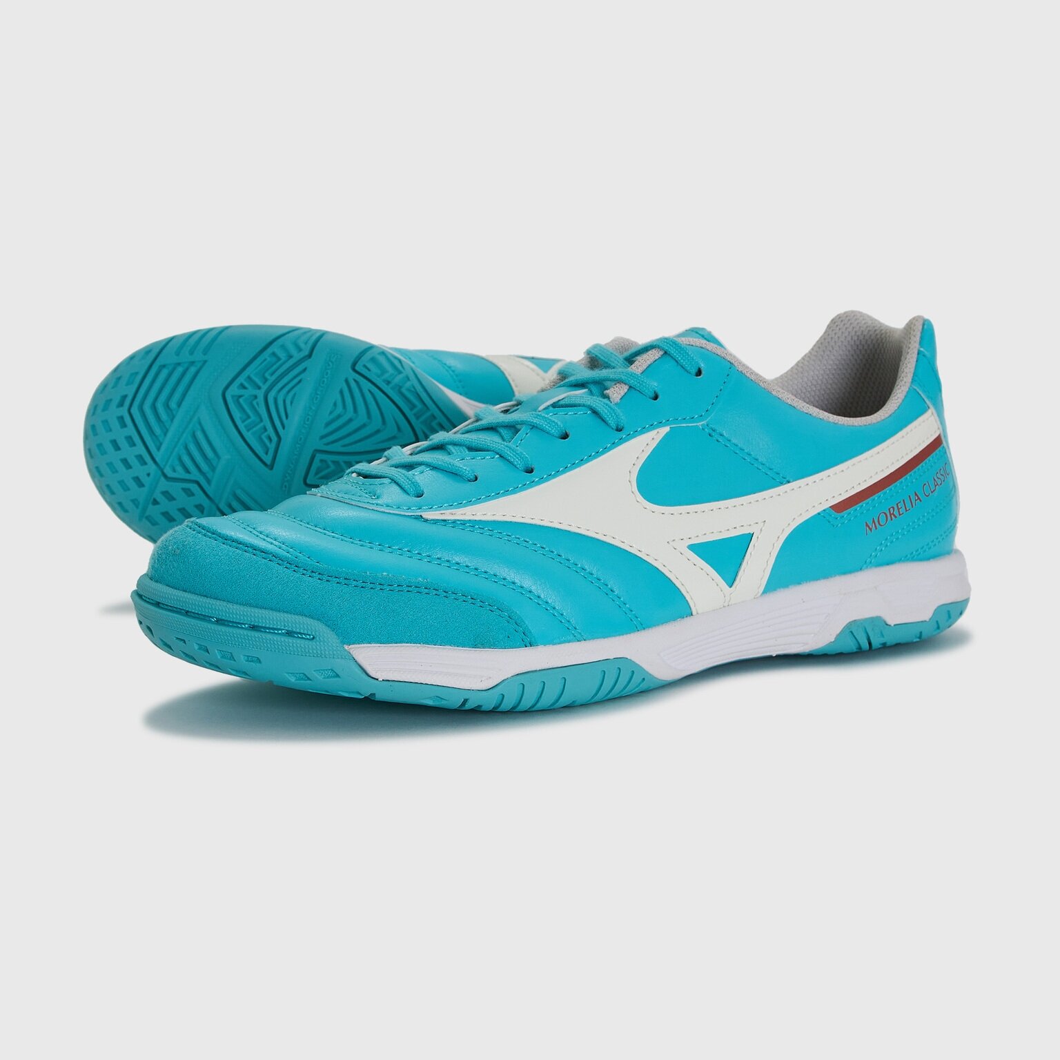 Футзалки Mizuno Morelia Sala Classic IN Q1GA2302-25, размер 40 (7 UK), Голубой
