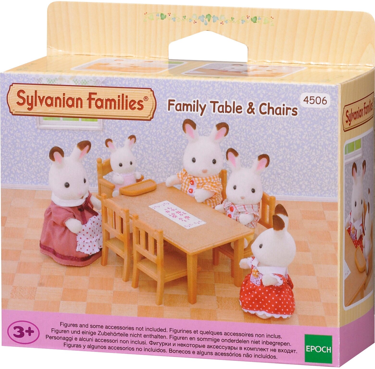 Набор Sylvanian Families "Обеденный стол с 5-ю стульями"