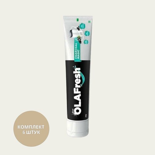 OLAFresh Charcoal Magic Зубная паста 100г 6шт 1212₽