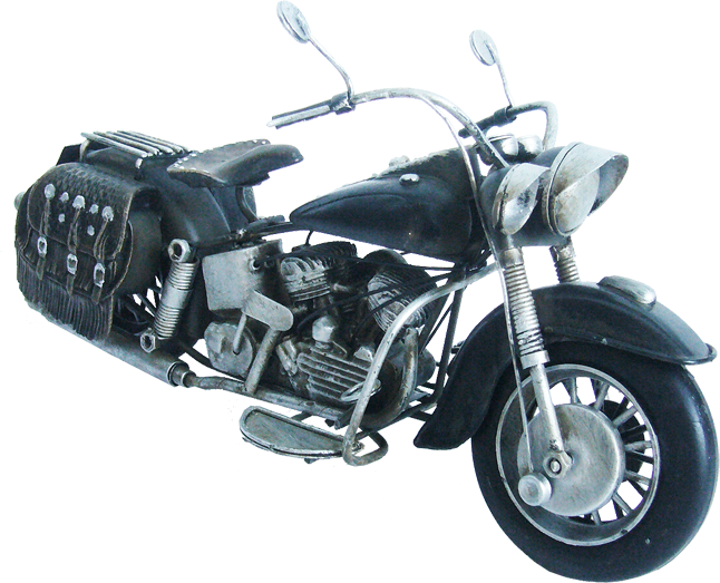 Модель мотоцикла Harley Davidson черный