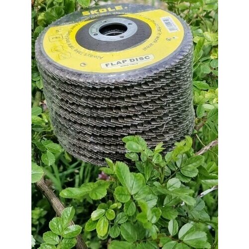 Круг лепестковый торцевой по металлу (КЛТ) SKOLE 125*22,2мм зерно 60(в упаковке 1шт)