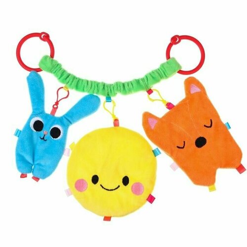 Растяжка - погремушка мягкая на кроваткуколяску Лучшие друзья р-р 30-50 2440₽