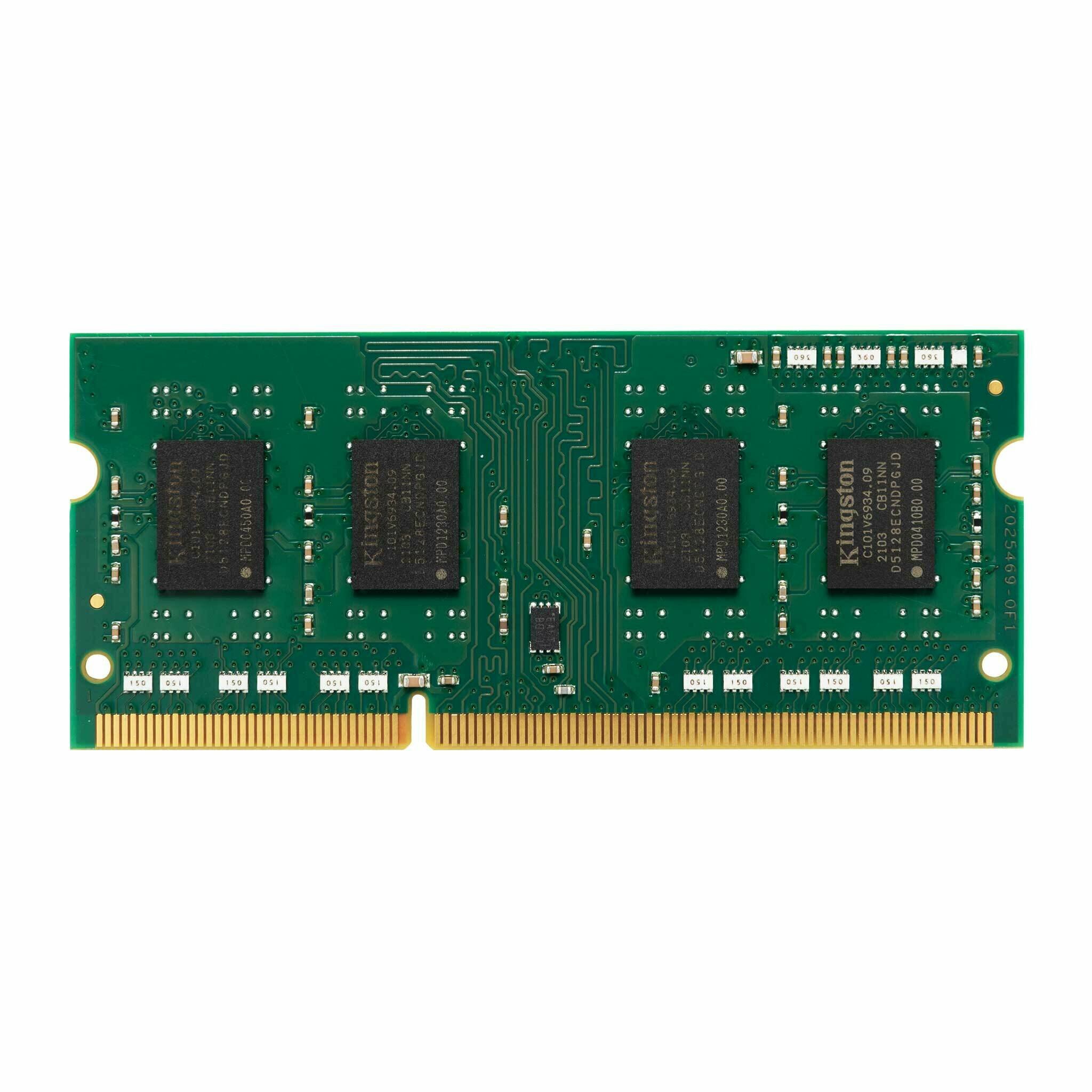 Оперативная память Kingston ValueRAM 4 ГБ DDR3L 1600 МГц SODIMM CL11 KVR16LS11/4WP