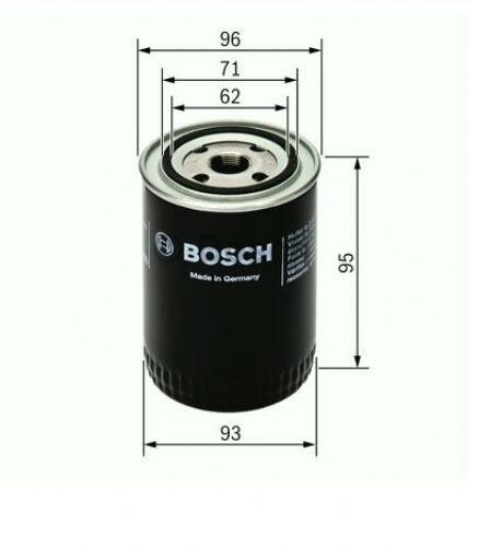 Масляный фильтр Bosch 0451203154 Case: A46158 K200037 D62845. Caterpillar: 9Y4487. Chevrolet / Daewoo: 9975161 7984235.