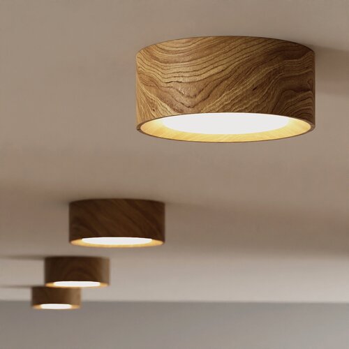 Изображение товара Светильник потолочный / Точечный накладной деревянный спот