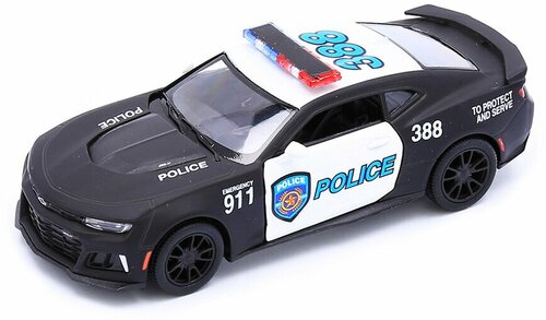 Машинка металлическая 2017 Chevrolet Camaro ZL1 Police, Kinsmart, инерция, 1:38