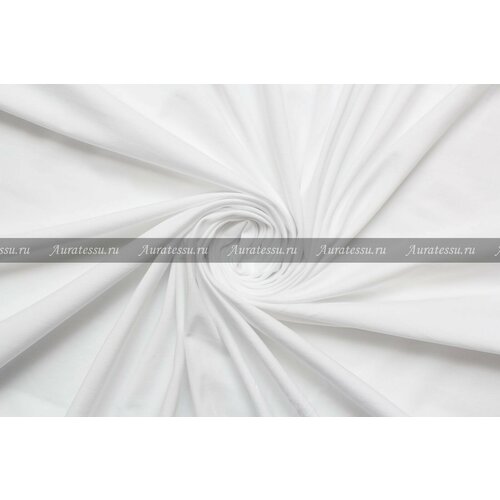 Ткань Трикотаж стрейч белый, ш144см, 0,5 м