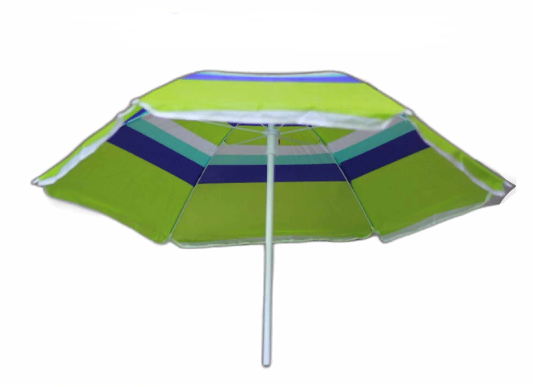 Зонт пляжный зеленый - фотография № 3
