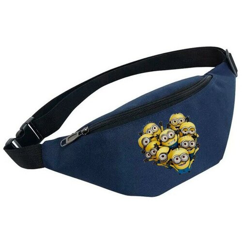 фото Сумка поясная noname, синий