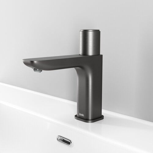 Смеситель для ванны IDDIS Slide SLIxxBTi01 с инновационным кнопочным управлением Push Control графит