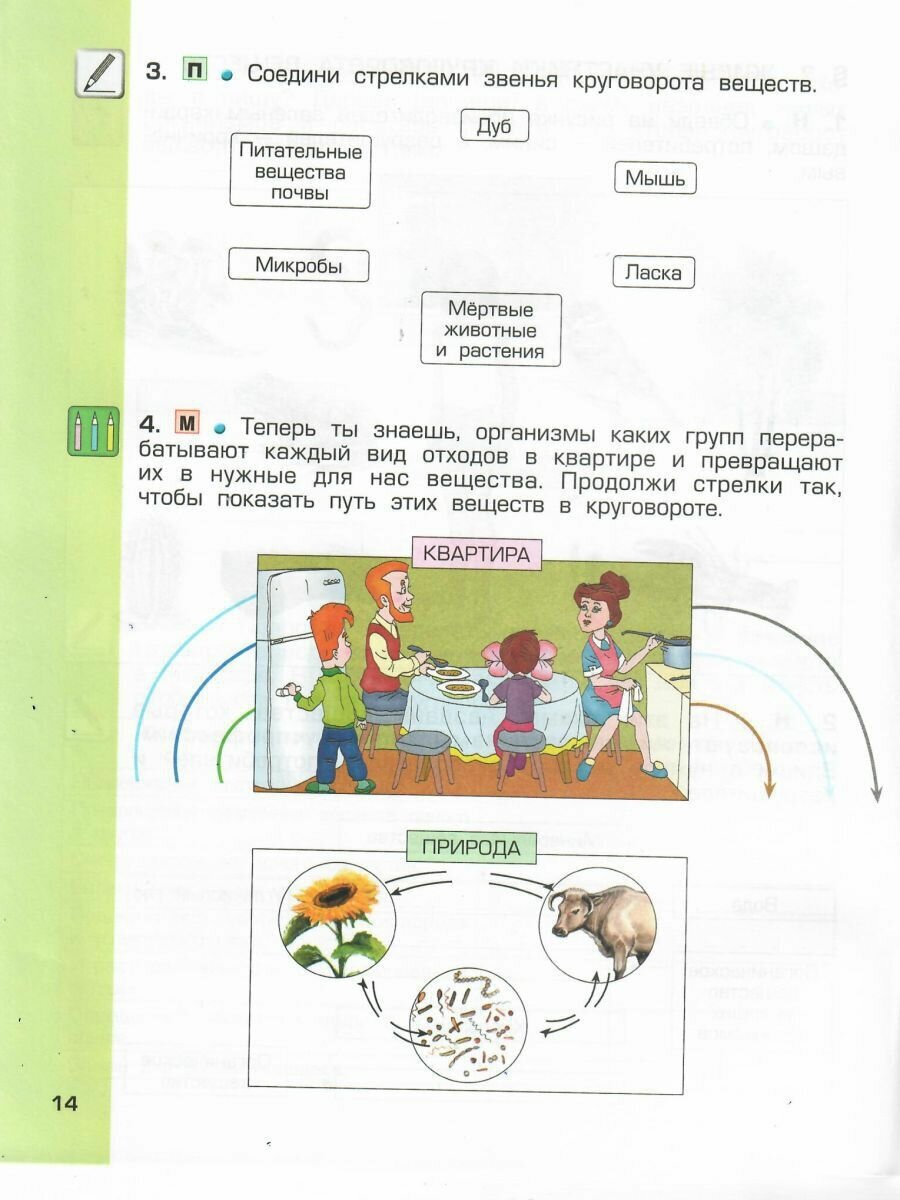 Окружающий мир. Обитатели Земли. 3 класс. Рабочая тетрадь. В 2-х частях. Часть 1. - фото №4