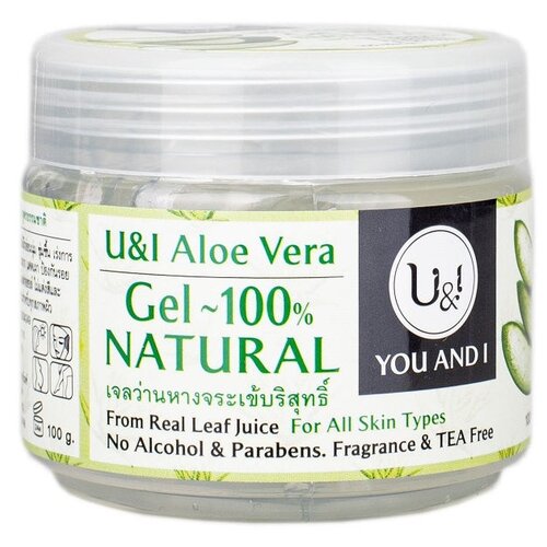 фото Гель для тела U&I Aloe Vera Natural натуральный, банка, 100 г