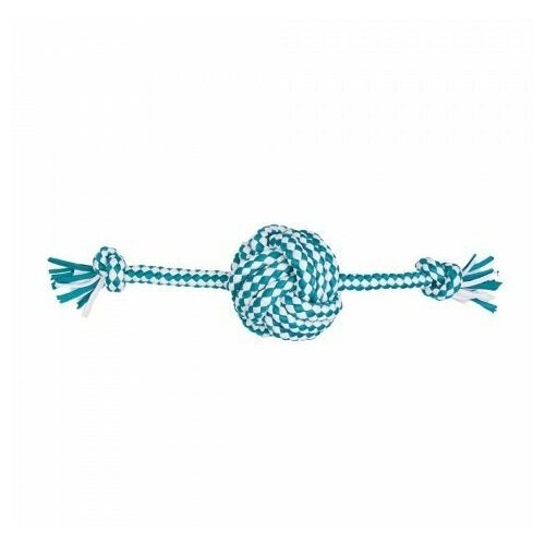 Rurri Игрушка для собак Мяч на веревке, 30 см игрушка для собак keyprods регби на веревке
