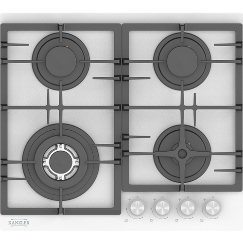 Газовая варочная поверхность Kanzler KG 516 W, белый