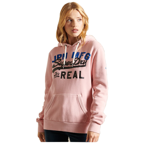 Худи, SuperDry, артикул: W2011139A, Цвет 10R Soft Pink, Размер 8