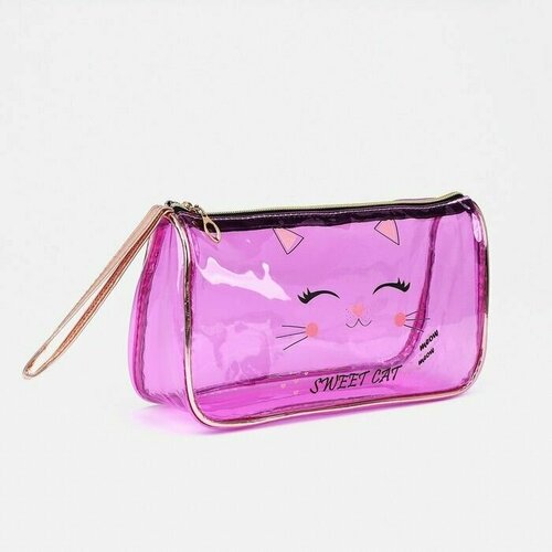 Косметичка мультиколор transparent cosmetic portable small fresh cartoon wash bag cute travel mobile phone bag cosmetic bag make up bag toiletry bag