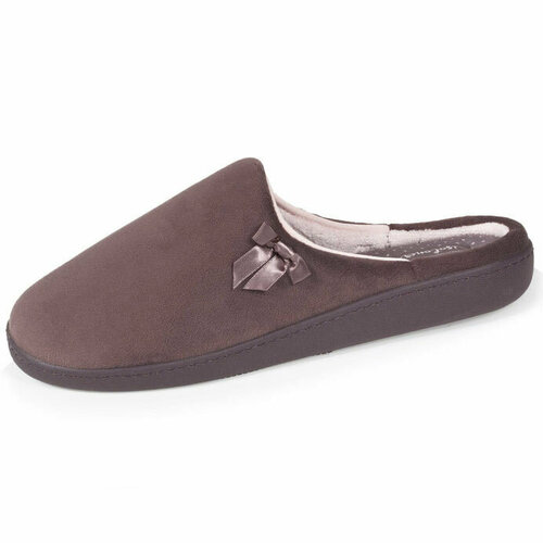 фото Тапочки isotoner, размер 40, коричневый