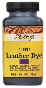 Фото Fiebing's Краска для кожи Leather Dye Purple