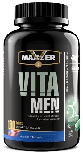 Стоит ли покупать Минерально-витаминный комплекс Maxler VitaMen (180 таблеток)? Отзывы на Яндекс.Маркете