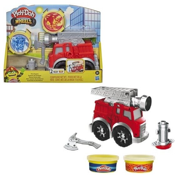 Play-Doh Набор для лепки мини "Пожарная машина" - фото №4