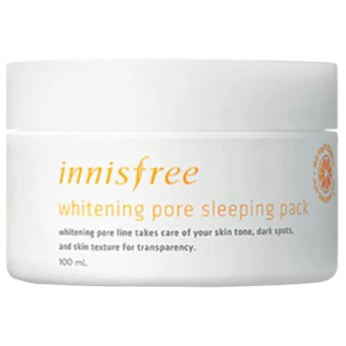 фото Innisfree осветляющая ночная маска для лица с витамином с whitening pore sleeping pack, 100 мл