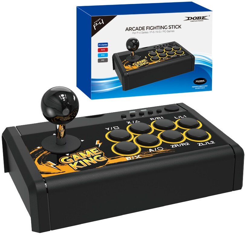 Аркадный контроллер Dobe Arcade Fighting Stick (TP4-19302) (PS4 / PS3 / Switch / PC)