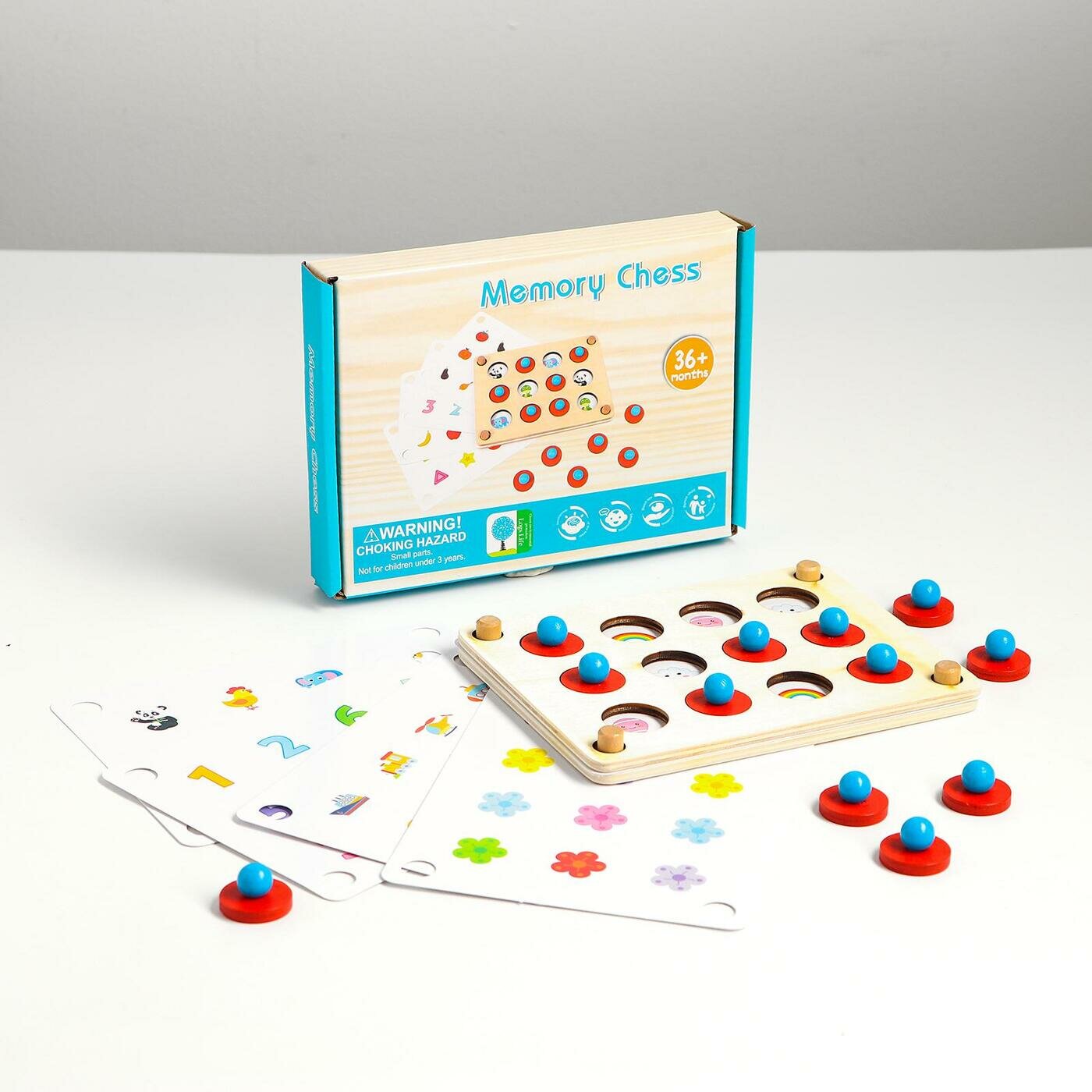 Детская развивающая игра, "Мемори", обучающая игра, для малышей 3+, головоломка