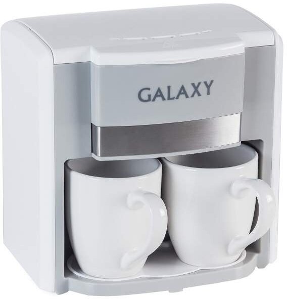 Кофеварка капельная электрическая Galaxy GL 0708 белая