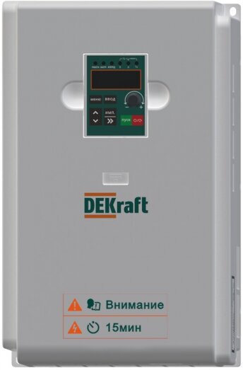 DEKraft Преобразователь частоты DEKV060-11кВт 3 фазы 380В с торм. модулем