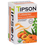 Чай травяной Tipson Turmeric peach & moringa в пакетиках - изображение