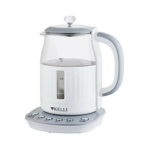 Чайник Kelli KL-1373 Бело-серый 353000₽