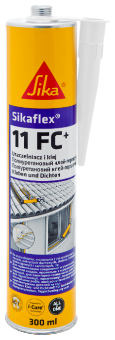 Клей-герметик Sikaflex-11 FC+ полиуретановый 300 мл черный