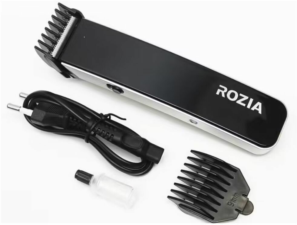 Машинка для стрижки Rozia HQ203, черный/белый - фотография № 11