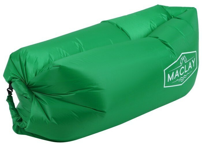 Надувной диван Ламзак 190Т, р. 180 х 70 х 45 см, цвет зелёный - фотография № 3