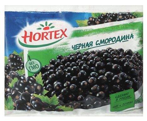 HORTEX Черная смородина замороженная 308 г