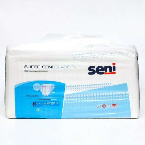 Seni Подгузники для взрослых Seni Super Seni Classic extra large, 30 шт